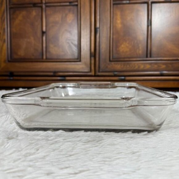 Vintage Anchor Ovenware 3qt Clear Rectangular Baking Dish 9" x 13.5" x 2" - Picture 7 of 12
